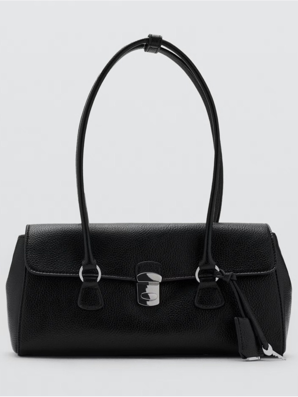 Mango Black Women's faux Leather Shoulder Bag